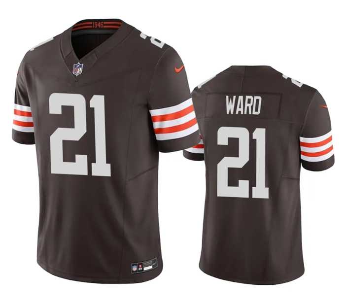 Men & Women & Youth Cleveland Browns #21 Denzel Ward Brown 2023 F.U.S.E. Vapor Untouchable Limited Stitched Jersey